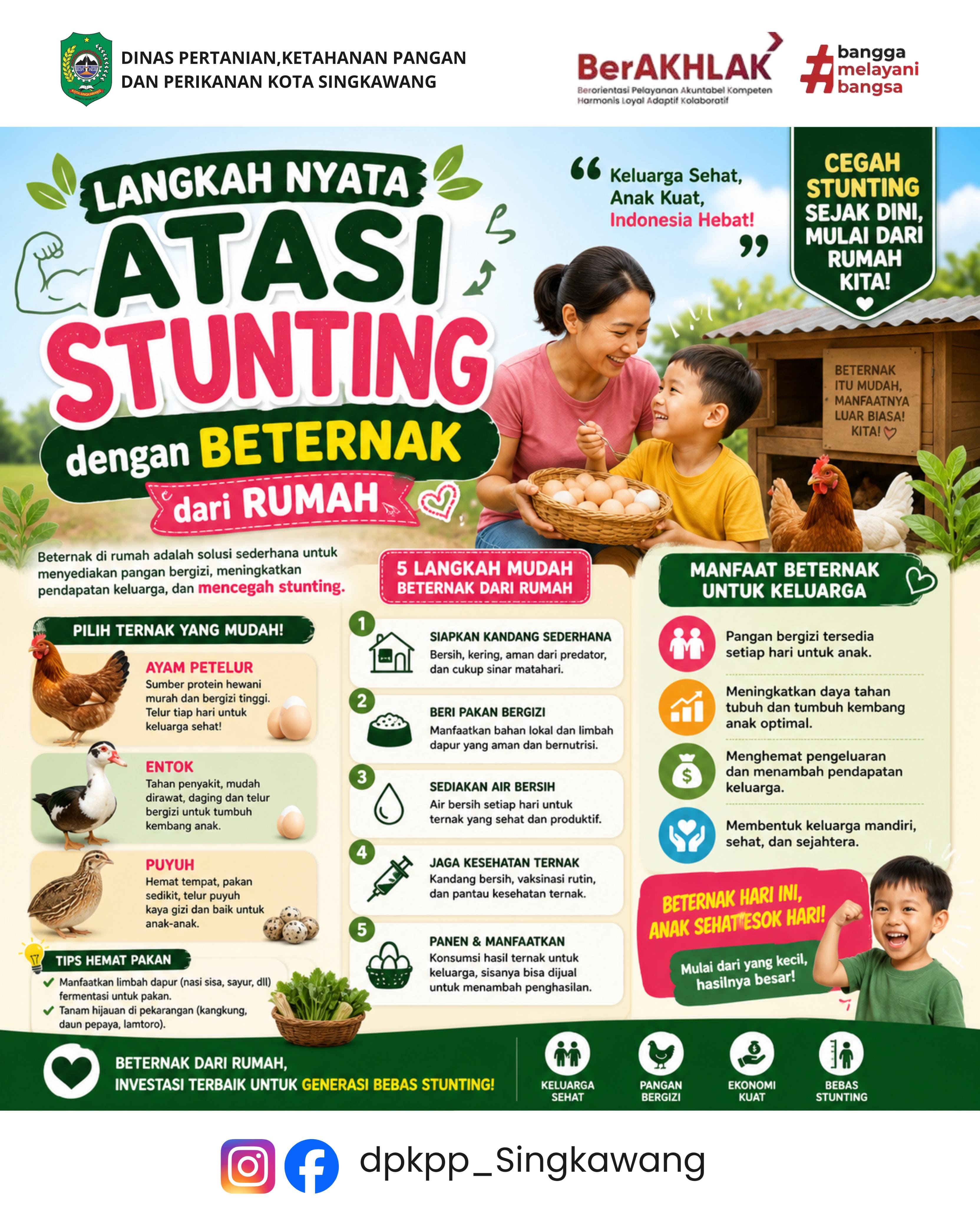 Atasi Stunting Dimulai dari Rumah 🐔🌱