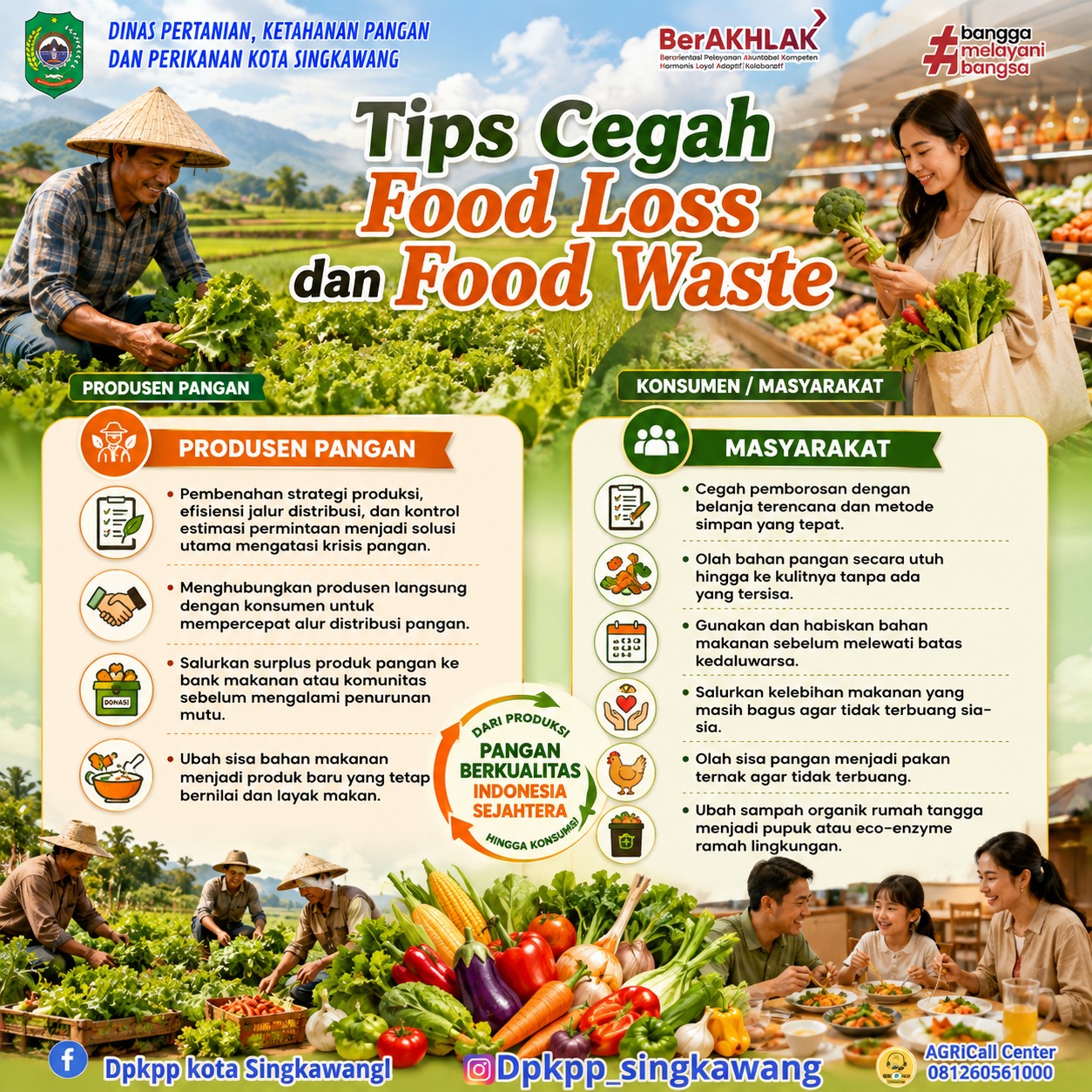 Selamatkan Pangan, Kurangi Pemborosan..!