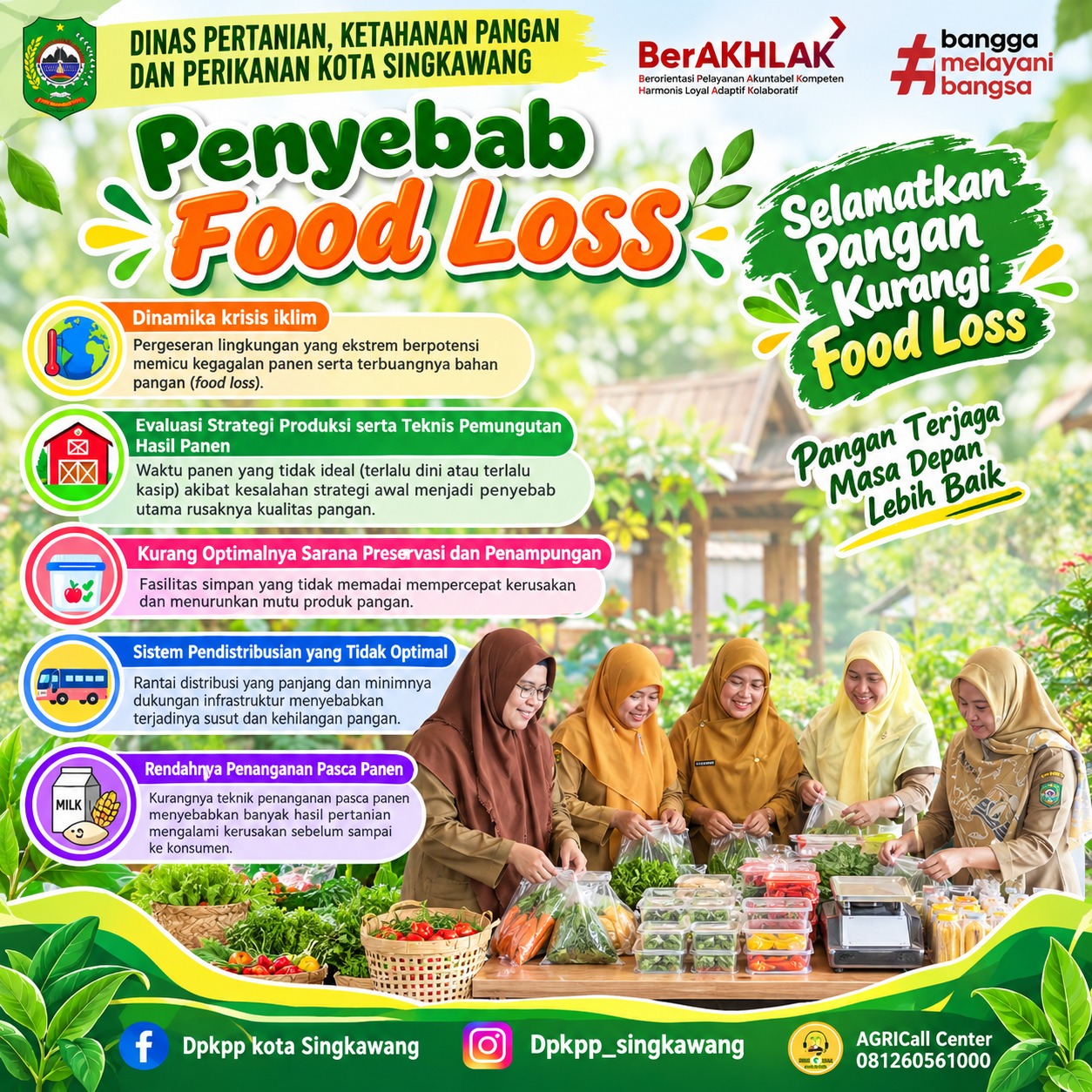 Yuk... cerdas kelola pangan dari rumah."