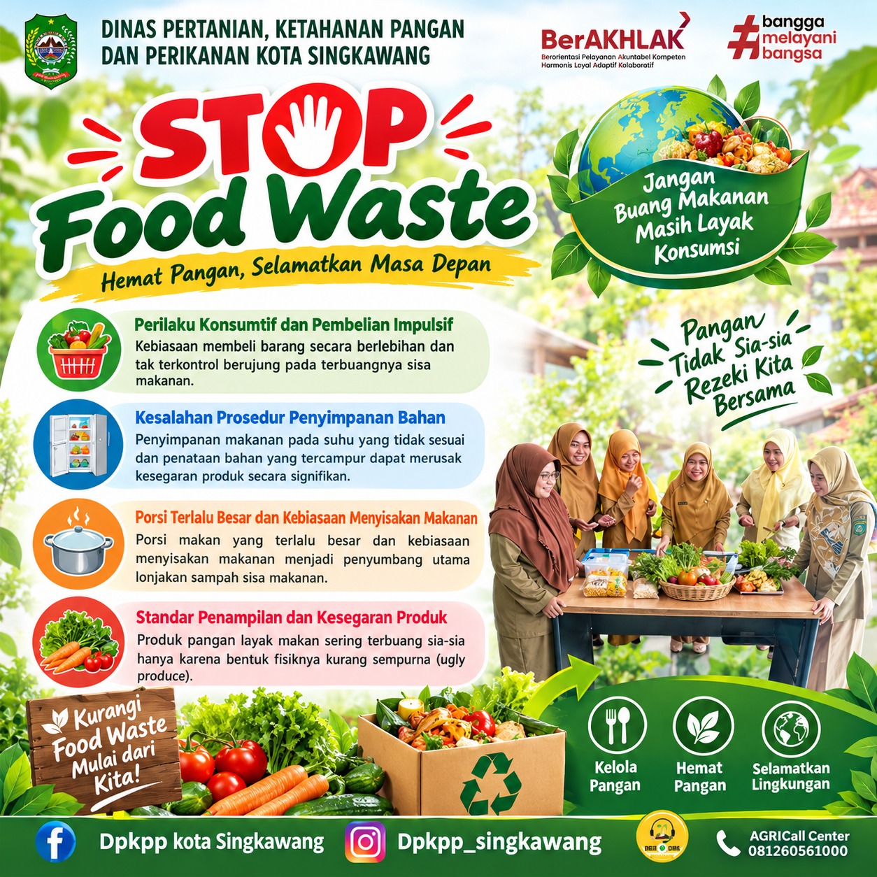 Food Waste bukan hanya masalah rumah tangga.