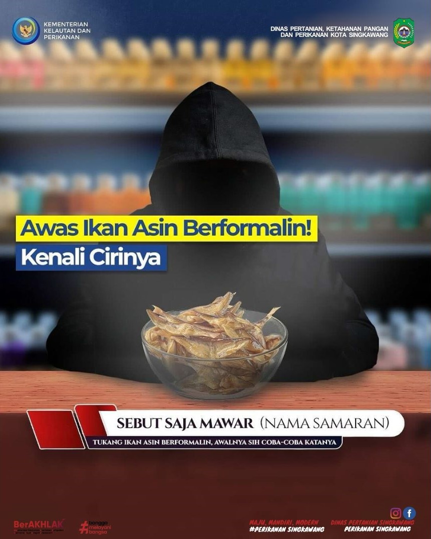 KENALI CIRI IKAN BERFORMALIN